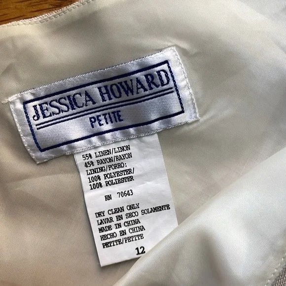 Jessica Howard Linen Blend Maxi Dress - Picture 3 of 6